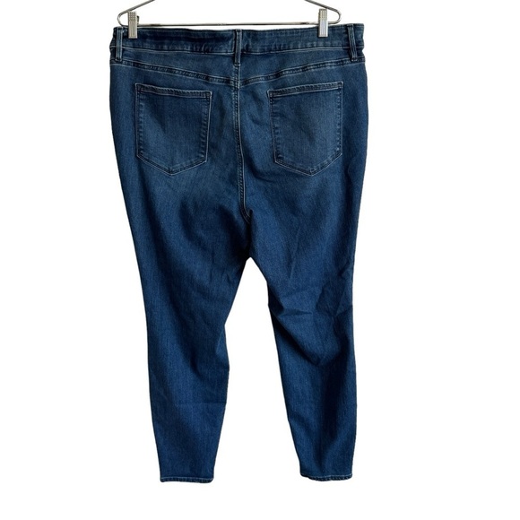 Athleta Sculptek Ultra Skinny Jean Pant in True Blue, Size 20X - Picture 6 of 9